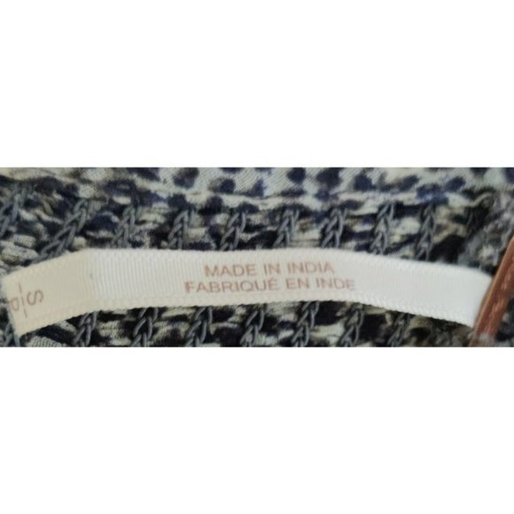 Free People Snake Combo Roma MOCK NECK Blouse Tie‎ neck Size Small - Picture 8 of 13